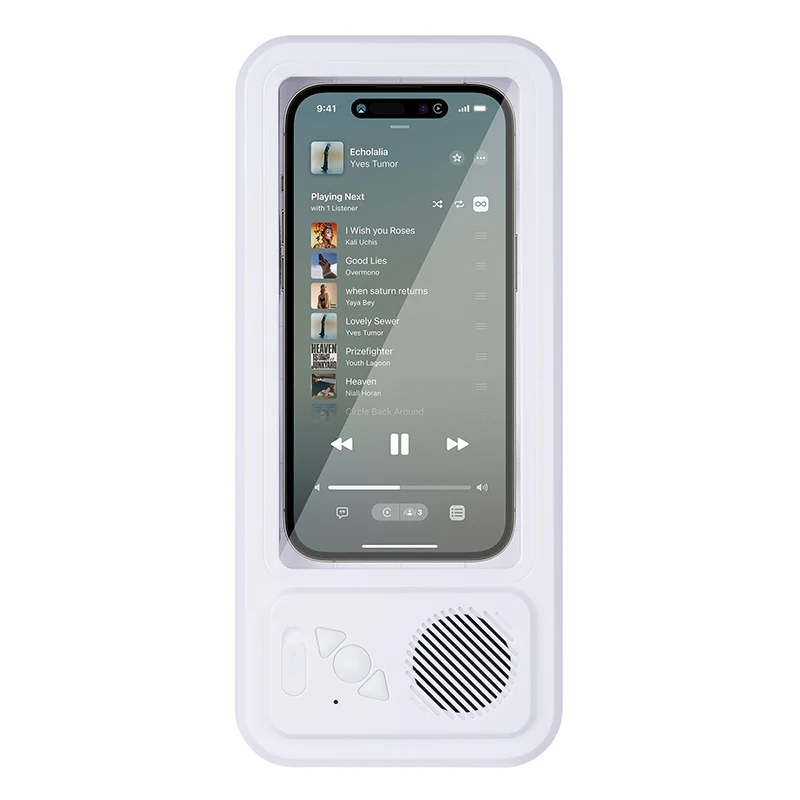 Sakerplus® Waterproof Bathroom Bluetooth Speaker Phone Case